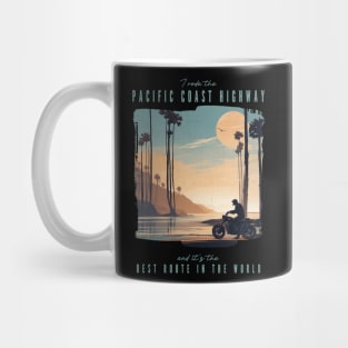 The Pacific Coast Highway - best motorcycle route in the world Mug